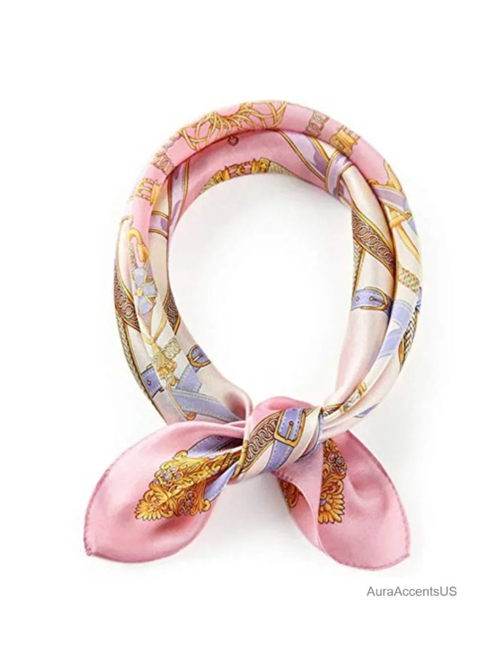 100% Mulberry Silk Scarf 21x21 Lightweight Neck Scarf Women Gift Packed